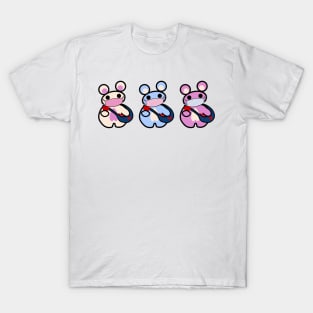 Three Chibis: Spread Lubba Not Germs T-Shirt